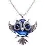 Blue Owl Pendant Necklace - Perfect Jewelry Gift Blue Owl Pendant Necklace - Perfect Jewelry Gift