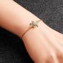 Sea Turtle Bracelet Crystal Turtle Charm Adjustable Bracelet for Girl Women