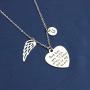 Joycuff Personalized Memorial Gifts Loss of Loved One Remembering Initial Necklace Sympathy Jewelry for Her Women Teen Girls Sister Best Friend
