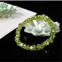 DUOVEKT Natural Green Olivine Peridot Jewelry for Women Men Faced Abacus Beads Stone Stretch Crystal Abacus Gemstone Bracelet 6mm DUOVEKT Natural Green Olivine Peridot Jewelry for Women Men Faced Abacus Beads Stone Stretch Crystal Abacus Gemstone Bracelet 6mm