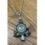My Prime Gifts Snap Jewelry Christmas Tree Enamel Necklace Silver Plated Length 20'' fits 18-20mm Standard Ginger Style Charms My Prime Gifts My Prime Gifts Snap Jewelry Christmas Tree Enamel Necklace Silver Plated Length 20'' fits 18-20mm Standard Ginger Style Charms My Prime Gifts