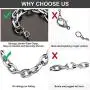 ChainsHouse Men Women Chain Rolo Necklace,3mm/5mm/7mm/9mm/12mm Wide Stainless Steel/Black Metal/18K Gold Plated Cable Link Necklace, 18''-30'' Length-with Gift Box ChainsHouse Men Women Chain Rolo Necklace,3mm/5mm/7mm/9mm/12mm Wide Stainless Steel/Black Metal/18K Gold Plated Cable Link Necklace, 18''-30'' Length-with Gift Box