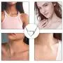 Bix Tiny Heart Choker Silver Necklace Fashion Jewelry Sterling Silver Plated Necklace Pendant Necklace Jewelry for Women and Girls (Silver) Bix Tiny Heart Choker Silver Necklace Fashion Jewelry Sterling Silver Plated Necklace Pendant Necklace Jewelry for Women and Girls (Silver)
