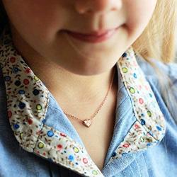 S925 Sterling Silver Heart Initial Necklace - White Gold 14K Gold Plated Silver Heart Initial Necklace for Women Girls Kids, Dainty Letter Tiny Alphabet Initial Necklace for Women Teens Girls Child