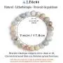 J.Fée Chakra Bracelet, Semi-Precious Gemstone Bracelet 8mm Beaded Stretch Bracelet Natural Stone Bracelet for Women to Mother Day J.Fée Chakra Bracelet, Semi-Precious Gemstone Bracelet 8mm Beaded Stretch Bracelet Natural Stone Bracelet for Women to Mother Day