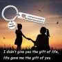Zuo Bao Stepdaughter Gifts Daughter in Law Keychain I Didnt Give You The Gift of Life Life Gave Me The Gift of You Stepson Keychain Stepmom Gifts Zuo Bao Stepdaughter Gifts Daughter in Law Keychain I Didnt Give You The Gift of Life Life Gave Me The Gift of You Stepson Keychain Stepmom Gifts