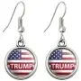 GRAPHICS & MORE President Trump American Flag Novelty Dangling Drop Charm Earrings GRAPHICS & MORE President Trump American Flag Novelty Dangling Drop Charm Earrings