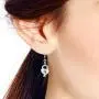Romantic Key to My Heart .925 Sterling Silver Dangle Earrings Romantic Key to My Heart .925 Sterling Silver Dangle Earrings