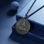 beautlace Evil Eyes Triangle Necklace Silver/18K Gold/Black Gun Plated Round Coin Pendant Jewelry Gifts for Men and Women KP0140 beautlace Evil Eyes Triangle Necklace Silver/18K Gold/Black Gun Plated Round Coin Pendant Jewelry Gifts for Men and Women KP0140