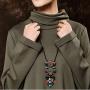 Handmade Jewelry Pendant Long Necklace Ethnic Jewelry for Women Bohemian Necklace for Women Jewelry Vintage Style Wood Pendant are Necklaces Ethnic Jewelry Long Necklace Bohemian Jewelry for Woman