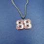 YSAHan Personalized Lucky Number Necklace Customize Any Number Pendant Sports Fan Gift for Men Boys