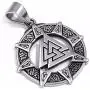 Elfasio Viking Necklace for Men Valknut Odins Norse Warrior Stainless Steel Pendant Chain Jewelry, Length 18-30 inch Elfasio Viking Necklace for Men Valknut Odins Norse Warrior Stainless Steel Pendant Chain Jewelry, Length 18-30 inch