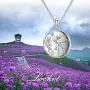 PROESS Fairy Angel Locket Necklace, Flower Girl Pendant Necklace That Holds Pictures S925 Sterling Silver Charm Heart Pendant Gifts for Women Girlfriend Daughter Sister PROESS Fairy Angel Locket Necklace, Flower Girl Pendant Necklace That Holds Pictures S925 Sterling Silver Charm Heart Pendant Gifts for Women Girlfriend Daughter Sister
