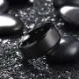 King Will Basic 6mm 7mm 8mm 9mm 10mm Men Wedding Black Tungsten Ring Matte Finish Beveled Polished Edge Comfort Fit King Will Basic 6mm 7mm 8mm 9mm 10mm Men Wedding Black Tungsten Ring Matte Finish Beveled Polished Edge Comfort Fit