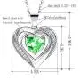 Hantaostyle Crystal Love Heart Pendant Necklaces for Women Mothers Day Birthstone Jewelry Gifts for girls Party/Birthday/Anniversary Day Hantaostyle Crystal Love Heart Pendant Necklaces for Women Mothers Day Birthstone Jewelry Gifts for girls Party/Birthday/Anniversary Day
