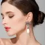 BriLove Womens Vintage Inspired Crystal Simulated Pearl Art Deco Fan Chandelier Dangle Earrings Clear Antique-Gold-Tone BriLove Womens Vintage Inspired Crystal Simulated Pearl Art Deco Fan Chandelier Dangle Earrings Clear Antique-Gold-Tone