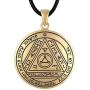 Bronze Sixth Pentacle of the Sun Talisman for Subterfuge