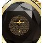 Nano Jewelry Gold Plated Christian Crucifix Necklace with Psalm 91 24k Gold Inscribed on Cubic Zirconia Pendant, 18'' Gold Filled -