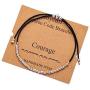 Joycuff Inspirational Morse Code Bracelets for Women Girls Best Friends BFF Birthday Gifts Jewelry for Mom Daughter Sister Trendy Handmade Adjustable Wrap Bracelets