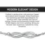 ETCBUYS Colorful Chain Tennis Bracelets | Gold Plated Silver Sterling Sparkle Cubic Zirconia Femme Accesorios Mujer Hip Hop Jewelry – Gold Copper Tone – Pack of 2