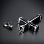 Virginia-CO Stainless Steel Cross Urn Necklace Pendant Memorial Ash Keepsake Jewelry for mom & dad