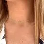 CHESKY 14K Gold Layered Satellite Heart Choker Necklaces Oval Chain Choker Necklace Star Choker Chain Crystal Glass Beads Paperclip Link Necklace for Women Girls CHESKY 14K Gold Layered Satellite Heart Choker Necklaces Oval Chain Choker Necklace Star Choker Chain Crystal Glass Beads Paperclip Link Necklace for Women Girls