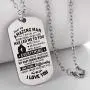 FAYERXL Hand Stamped Dog Tag-You are Braver Than You Believe-Pendant Necklace Inspirational Gifts for Son Daughter…