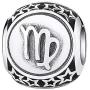 ABAOLALA Zodiac Sign Charm 925 Sterling Silver 12 Horoscope Constellation Charm Hollow Star Charm for Fashion 3MM Pandora Bracelet & Necklace, Birthday Gift