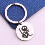 Nightmare Before Christmas Love Sally and Jack Keychain Love Never Dies Jewelry