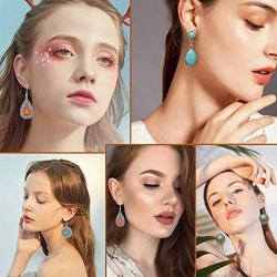 YEEZII 45 Pairs Vintage Hollow Drop Dangle Earrings Set Women Bohemian Earrings Dangler with Sun Flower Tassel Jewelry for Gifts