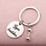 SEIRAA Gym Buddies Keychain Gym Gift Best Friend Keychain Fitness Couples Gift Fitness Jewelry BFF Gift for Her