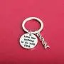 Zuo Bao Step Parent Jewelry for Step Children Love Has Nothing to Do with DNA Daughter/Mother in Law Keychain Birthday Keyring Gift for Stepmom,Stepdad,Stepson,Stepdaughter