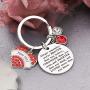 WSNANG Delta Sigma Theta Sorority Gift Finer 1913 Keychain Greek Sorority Jewelry You are Braver Stronger Smarter Than You Think Keychain