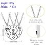 3pcs Stainless Steel Mother Daughter Pendant Necklace - Mom Big Sister Little Sister (Necklace) (Necklace)