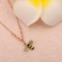 FUSTMW Crystal Bumblebee Pendant Necklace Infinity Love Charm Flying Honeybee Insect Jewelry Gifts (fts 3-8inch Wrist bee Bracelet) Manufacturer:  FUSTYLE