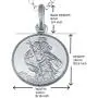 Sterling Silver St Christopher Pendant with 18'' Silver Chain and Gift Box Sterling Silver St Christopher Pendant with 18'' Silver Chain and Gift Box