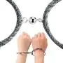 ULATREE Magnetic Couples Bracelets Custom Bracelets Rope Braided Matching Bracelets for Couples Custom Name Magnetic Bracelets for Couples Gift for His and Her Bracelets ULATREE Magnetic Couples Bracelets Custom Bracelets Rope Braided Matching Bracelets for Couples Custom Name Magnetic Bracelets for Couples Gift for His and Her Bracelets