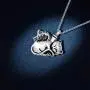 YSAHan Lovely Cat Angel Urn Necklace for Ashes Animal Pet Cremation Memorial Pendant Stainless Steel Keepsake Jewelry with Fill Kit YSAHan Lovely Cat Angel Urn Necklace for Ashes Animal Pet Cremation Memorial Pendant Stainless Steel Keepsake Jewelry with Fill Kit