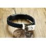 MEALGUET Stainless Steel Silicone to My Son Love Mom Love Dad Inspirational Wristband Bracelets to Son,Courage Quotes Graduation,Birthday