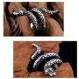 Nanafast Vintage Snake Ring Stainless Steel Snake Finger Ring Personalized Punk Animal Snake Jewelry for Women Men Size 7-12 Nanafast Vintage Snake Ring Stainless Steel Snake Finger Ring Personalized Punk Animal Snake Jewelry for Women Men Size 7-12