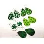 Lovastar Plaid Leather Earrings for Women Lightweight Drop Earrings Teardrop Dangle Faux Statement 2 Pairs