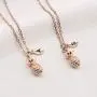 MEMGIFT Dainty Rose Gold Pineapple Necklace Petite Minimal Tropical Fruit Jewelry Personalized for Women Teen Girls Best Friend Sister Mom Daughter Girlfriend Bridesmaid Fiancee MEMGIFT Dainty Rose Gold Pineapple Necklace Petite Minimal Tropical Fruit Jewelry Personalized for Women Teen Girls Best Friend Sister Mom Daughter Girlfriend Bridesmaid Fiancee