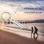 ENSIANTH Boyfriend Gift Wherever You Go Come Back to Me Keychain Moving Away Gift Couples Jewelry College Graduation Gift ENSIANTH Boyfriend Gift Wherever You Go Come Back to Me Keychain Moving Away Gift Couples Jewelry College Graduation Gift