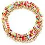 Multiple Colorful Soft Polymer Clay Bracelet African Vinyl Disc Beaded Strand Bracelet for Women Girls Surfer Boho Beaded Bracelet Bohemian Metal Ball Beads Stretch Bracelet Jewelry Multiple Colorful Soft Polymer Clay Bracelet African Vinyl Disc Beaded Strand Bracelet for Women Girls Surfer Boho Beaded Bracelet Bohemian Metal Ball Beads Stretch Bracelet Jewelry