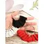 Gejoy Tassel Hoop Earrings Fan-shaped Drop Earrings Dangle Eardrop for Women Girls Party Bohemia Dress Accessory, 3 Pairs Gejoy Tassel Hoop Earrings Fan-shaped Drop Earrings Dangle Eardrop for Women Girls Party Bohemia Dress Accessory, 3 Pairs