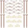 Hicarer 24 Pieces Bridesmaid Proposal Accessory Rose Gold Love Knot Bracelets, Rose Gold Crystal Diamond Pen, Bridesmaid Cards for Women Girls Wedding Hicarer 24 Pieces Bridesmaid Proposal Accessory Rose Gold Love Knot Bracelets, Rose Gold Crystal Diamond Pen, Bridesmaid Cards for Women Girls Wedding