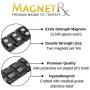 MagnetRX® Ultra Strength Magnetic Therapy Bracelet - Arthritis Pain Relief and Carpal Tunnel Magnetic Bracelets for Men - Adjustable Length with Sizing Tool (Black)