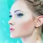 Gmillions Fashion 8 Pairs Moon and Star Earth Planet Drop Asymmetric Earrings Long Pendant Dangle Jewelry for Woman Girls