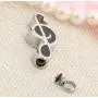 SexyMandala Urn Necklaces for Ashes 18 Music Note Symbol Black Cremation Keepsake Memorial Pendant Jewelry SexyMandala Urn Necklaces for Ashes 18 Music Note Symbol Black Cremation Keepsake Memorial Pendant Jewelry