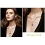Menton Ezil Charming Nobile Swarovski Jewelry Sets with Sapphire Blue Necklace 18K White Gold Bracelet Earrings for Women Menton Ezil Charming Nobile Swarovski Jewelry Sets with Sapphire Blue Necklace 18K White Gold Bracelet Earrings for Women